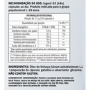 Oleo de Linhaça 60 cápsulas 500mg Herbalize