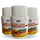 Kit 3 Frascos Cúrcuma Puro 30 Cápsulas - Natural